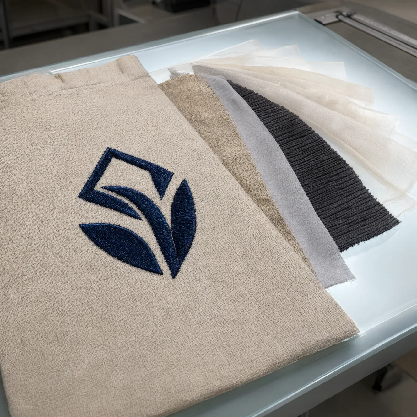 Custom logo and material options for bags